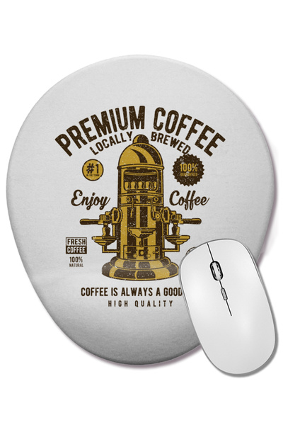 BASKI DÜNYASI Mouse Pad oval cu suport pentru încheietura mâinii Enjoy Premiu...