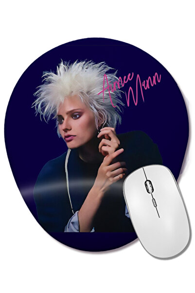 BASKI DÜNYASI Mouse Pad oval Aimee Mann cu suport pentru încheietura mâinii