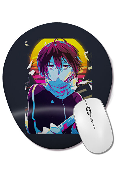 BASKI DÜNYASI Mouse Pad oval Yato Noragami cu suport pentru încheietura mâinii