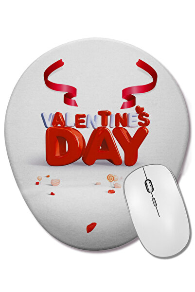 BASKI DÜNYASI Cadou pentru iubit de Ziua Îndrăgostiților 087 Mouse Pad oval c...