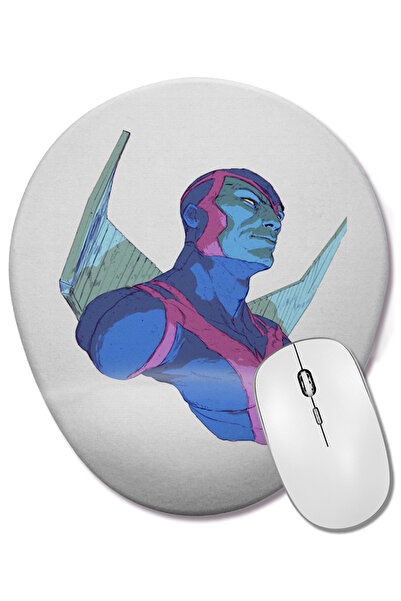 BASKI DÜNYASI Arcanjo X men Mouse Pad oval cu suport pentru încheietura mâinii