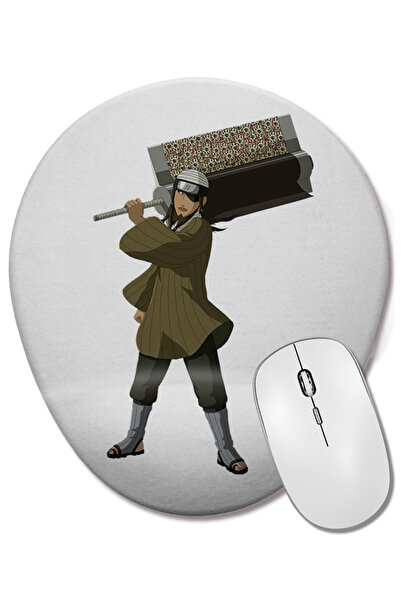 BASKI DÜNYASI Mouse Pad oval Naruto cu suport pentru încheietura mâinii