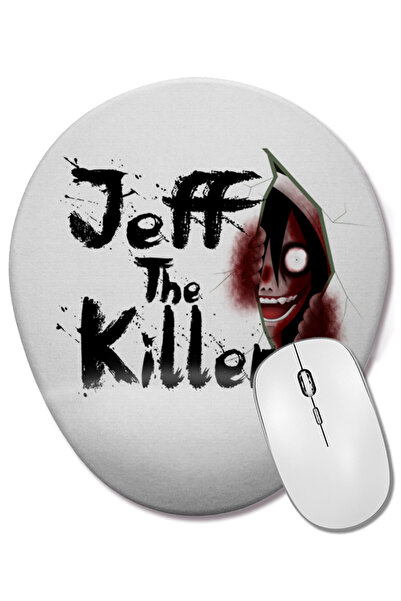 BASKI DÜNYASI Estampa Jeff The Killer Овална подложка за мишка с опора за кит...