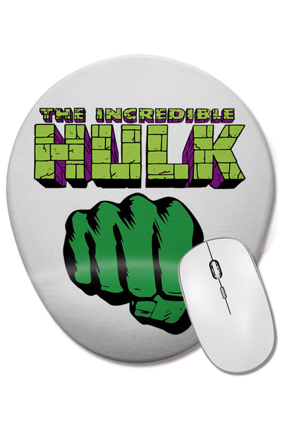 BASKI DÜNYASI Mouse Pad oval iLove Squats cu suport pentru încheietura mâinii