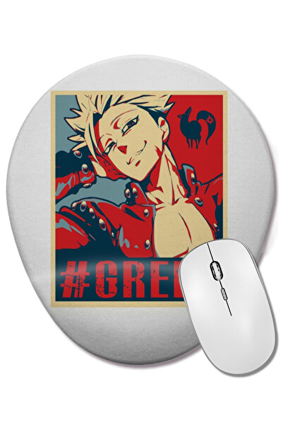 BASKI DÜNYASI Șaptea păcate de moarte Greed - Ban Mouse Pad oval cu suport pe...