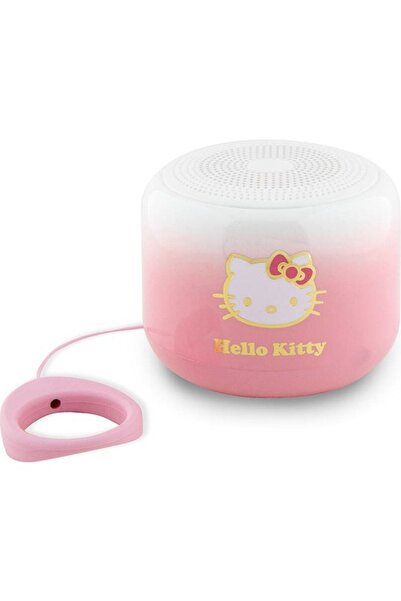 Hello Kitty Renk Geçişli Elektroplating Logolu Parmak Tutamaçlı Mini Bluetooth Speaker Hoparlör