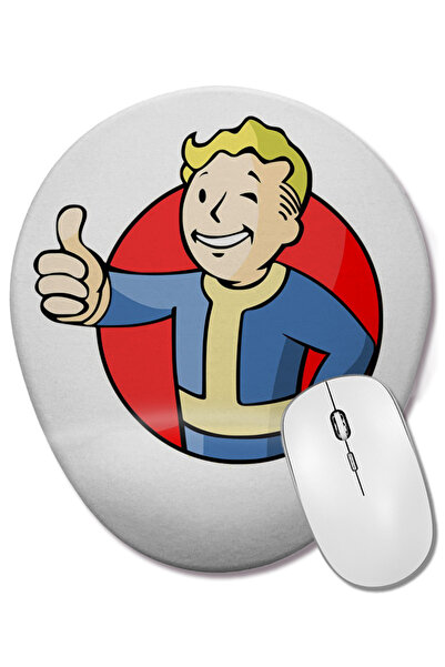 BASKI DÜNYASI Οβάλ ποντίκι με υποστήριξη καρπού Fallout