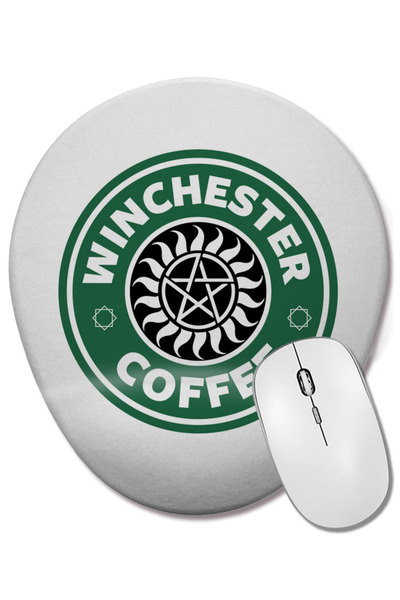 BASKI DÜNYASI Mouse Pad oval cu suport pentru încheietura mâinii Supernatural...