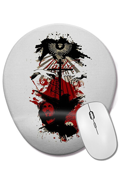 BASKI DÜNYASI Οβάλ ποντίκι ποντικοπολεμικής χρήσης με υποστήριξη καρπού Jesus...