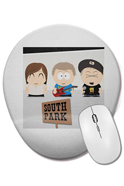 BASKI DÜNYASI South Park 08 Mouse Pad oval cu suport pentru încheietura mâinii