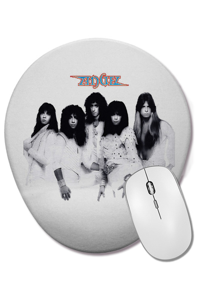 BASKI DÜNYASI Mouse Pad oval Ange l cu suport pentru încheietura mâinii