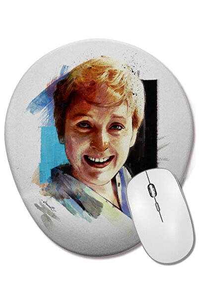 BASKI DÜNYASI Sevgi Soysal Mouse Pad oval cu suport pentru încheietura mâinii