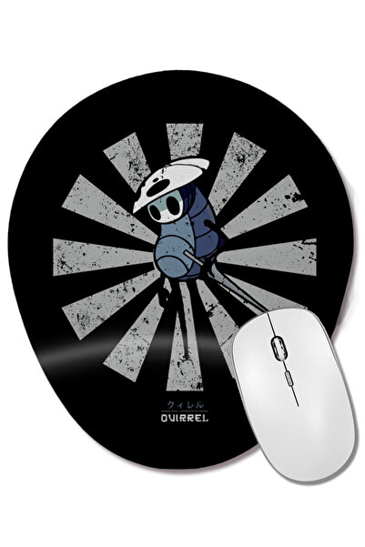 BASKI DÜNYASI Mouse Pad oval Quirrel Retro Japanese Hollow Knight cu suport p...