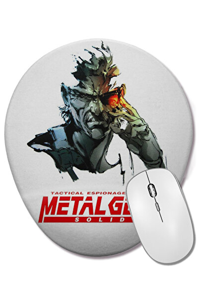 BASKI DÜNYASI Mouse Pad oval Metal Gear Solid cu suport pentru încheietura mâ...