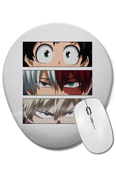 BASKI DÜNYASI My Hero Academia 05 Mouse Pad oval cu suport pentru încheietura...