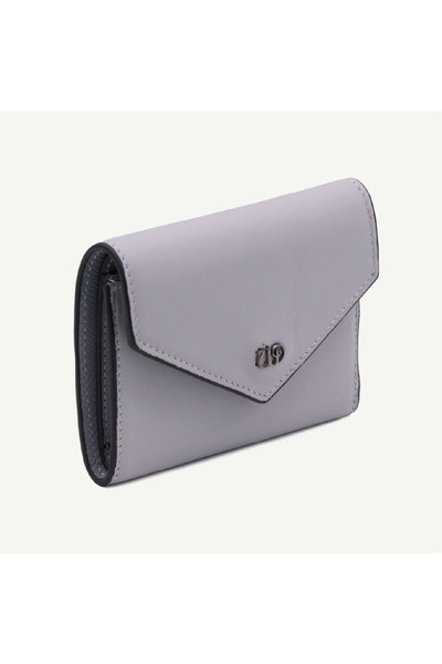 Uderra Leather محفظة نسائية من الجلد الطبيعي باللون الرمادي من Uderra - S1KC0035