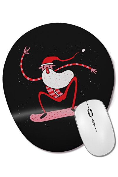 BASKI DÜNYASI Mouse Pad oval cu suport pentru încheietura mâinii, cu concept ...