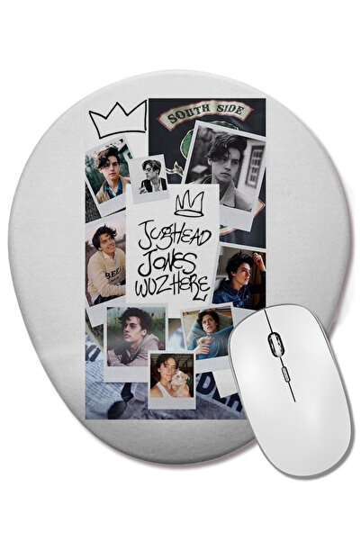 BASKI DÜNYASI Οβάλ ποντίκι υπολογιστή Riverdale με στήριγμα καρπού, με σχέδιο...