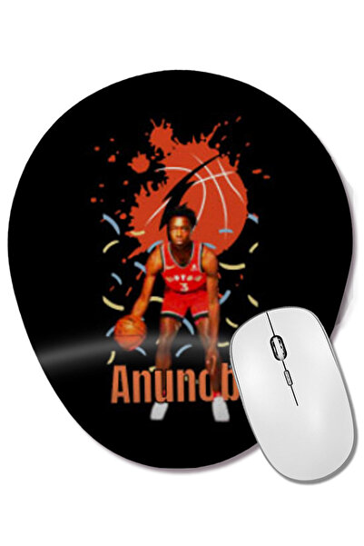 BASKI DÜNYASI OG Anunoby Vintage Art - Legend Basketball Gift Mouse Pad oval ...