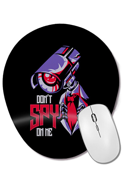 BASKI DÜNYASI Nu gândiți-vă la mișcarea, fiți mișcarea. Mouse pad oval cu suport pentru încheietura mâinii pentru parkour
