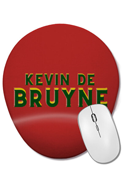 BASKI DÜNYASI Mouse Pad oval Kevin De Bruyne cu suport pentru încheietura mâinii