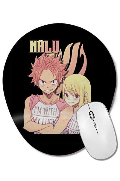 BASKI DÜNYASI Natsu Lucy NaLu Cămăși asortate Mouse Pad oval cu suport pentru...