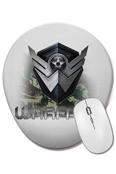 BASKI DÜNYASI Mouse Pad oval Warface cu suport pentru încheietura mâinii