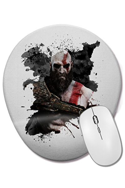 BASKI DÜNYASI Kratos God of War Οβάλ ποντίκι ποντικοπολίτη με οπίσθιο στήριγμ...