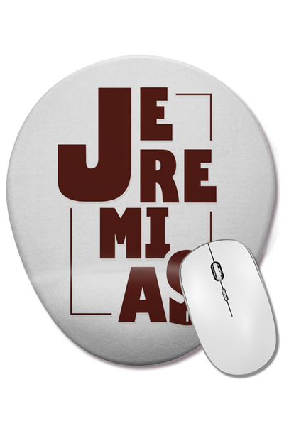 BASKI DÜNYASI Οβάλ ποντίκι με υποστήριξη καρπού Jeremias 18 2