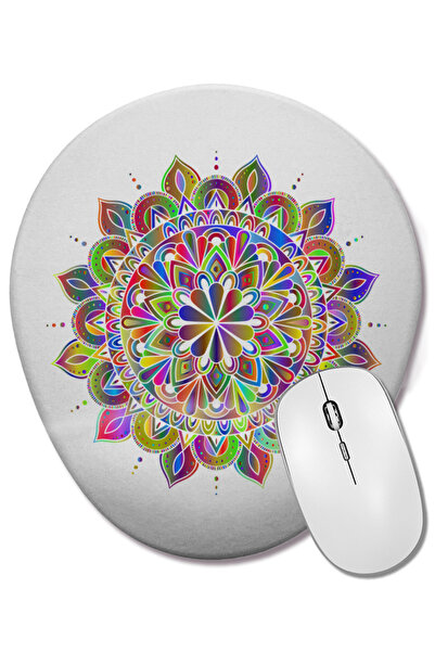 BASKI DÜNYASI Mouse Pad oval cu suport pentru încheietura mâinii, cu artă de ...