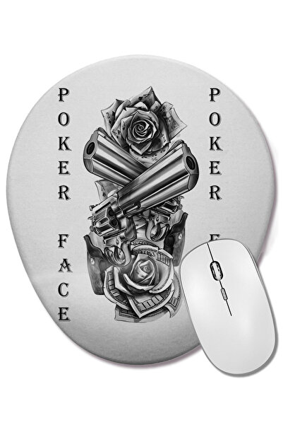 BASKI DÜNYASI Οβάλ ποντίκι ποντικιστών με υποστήριξη καρπού