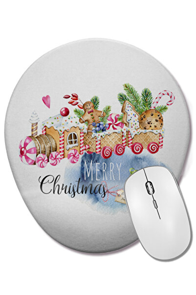 BASKI DÜNYASI Πρωτοχρονιάτικο Πρωτοχρονιάτικο Ποντίκι οβάλ σχήματος με υποστή...