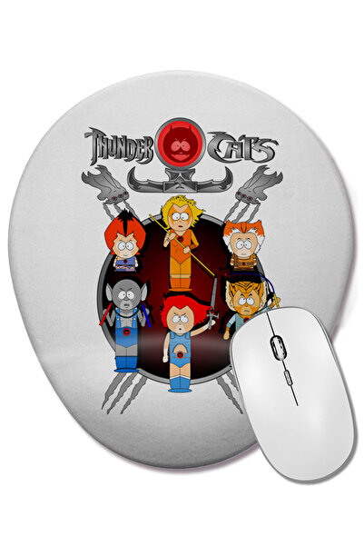 BASKI DÜNYASI Mouse Pad oval Thunder Cats South Park cu suport pentru încheie...