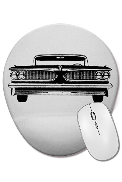 BASKI DÜNYASI Mouse Pad oval Carro Vintage cu suport pentru încheietura mâinii