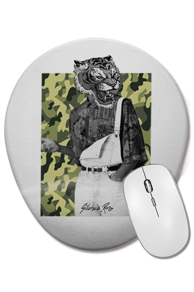 BASKI DÜNYASI Silence Rms Will Tigre Οβάλ ποντίκι με υποστήριξη καρπού