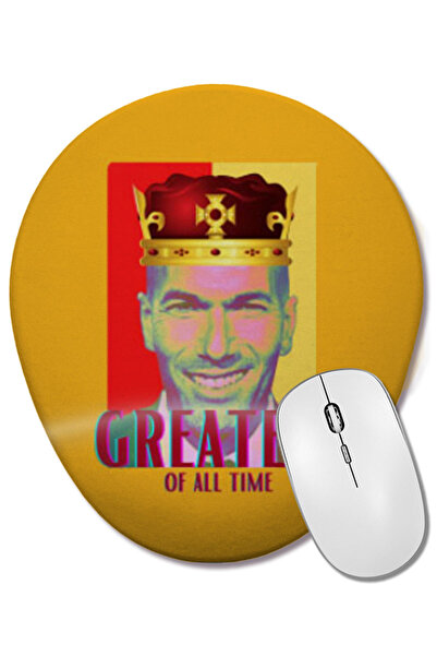 BASKI DÜNYASI Οβάλ ποντίκι με υποστήριξη καρπού King Zinedine Zidane