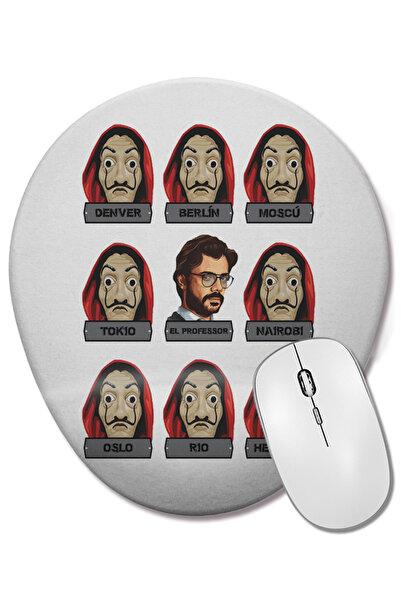 BASKI DÜNYASI Οβάλ ποντίκι ποντικοπολιτείας με στήριγμα καρπού Serie La Casa ...