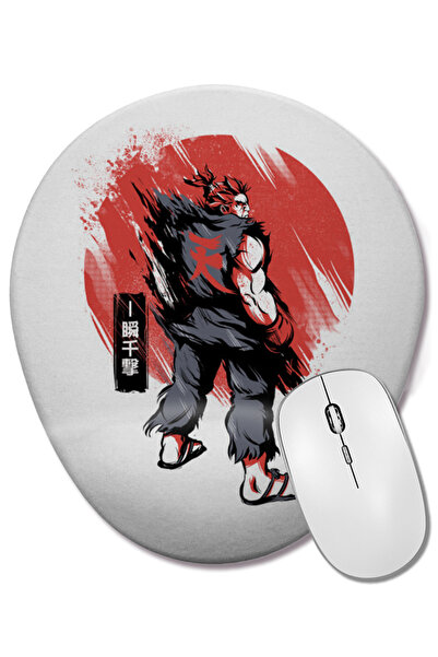 BASKI DÜNYASI Mouse Pad oval Akuma Great Demon cu suport pentru încheietura mâinii