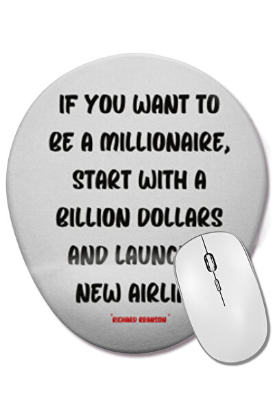 BASKI DÜNYASI RIP George The Monkey Mouse Pad oval cu suport pentru încheietu...