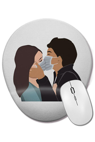 BASKI DÜNYASI Kings N W A Group Llogo Art Οβάλ ποντίκι με υποστήριξη καρπού