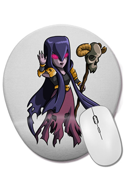 BASKI DÜNYASI Clash Of Clans Bruxa Sombria Mouse Pad oval cu suport pentru în...