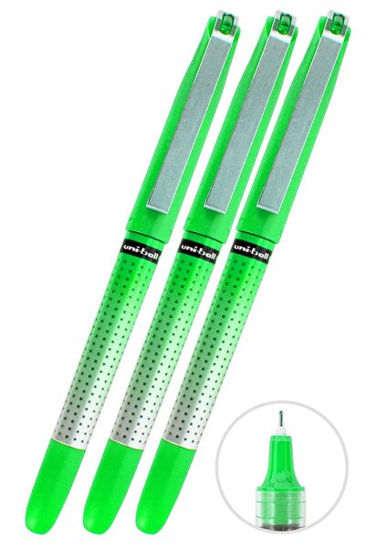 Artlantis Pix verde Pilot 3 bucăți Uniball Eye Needle 0,5 mm Pix Pilot cu vâr...