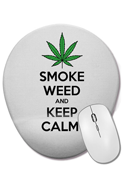 BASKI DÜNYASI Mouse Pad oval cu suport pentru încheietura mâinii, cu inscripț...