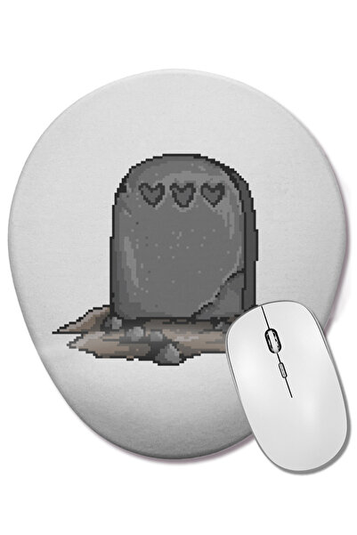 BASKI DÜNYASI Plan de brevet pentru căști J N Simpson Mouse Pad oval cu suport pentru încheietura mâinii