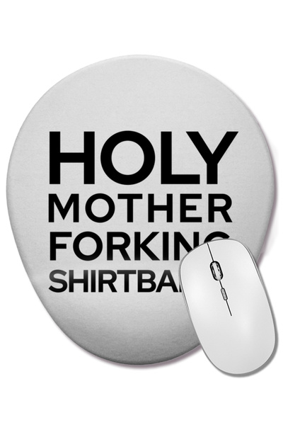 BASKI DÜNYASI Света Майко, мамка му! The Good Place Овална подложка за мишка ...