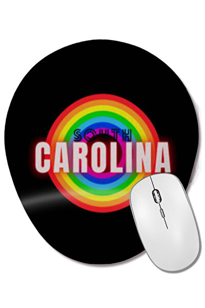 BASKI DÜNYASI Cadou cu steagul statului Carolina de Sud - Mouse Pad oval cu s...