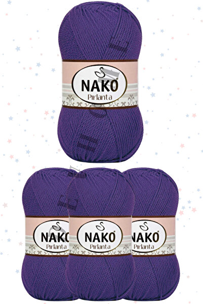 devhome Nako Diamond Ață de tricotat manuală Ață Amigurumi 4 buc. Culori mixt...