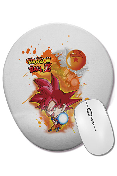 BASKI DÜNYASI Mouse Pad oval Dragon Ball Z Goku cu suport pentru încheietura ...
