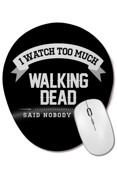 BASKI DÜNYASI Mouse Pad oval cu suport pentru încheietura mâinii I Will Find You