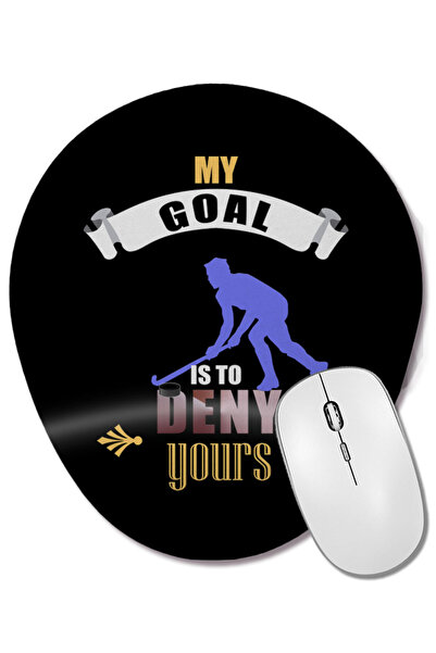 BASKI DÜNYASI My Goal Is To Deny Yours Mouse Pad oval cu suport pentru închei...